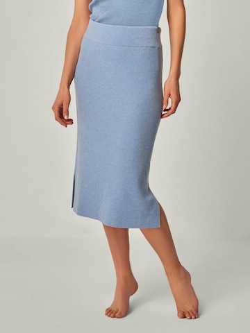 YOU LOOK PERFECT Rock 'Erika' in Blau: Vorderseite