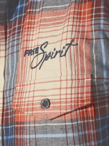 BABISTA Regular fit Button Up Shirt 'Olvar' in Red