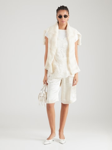 TOPSHOP - Perna larga Calças cargo 'LIEKE' em bege