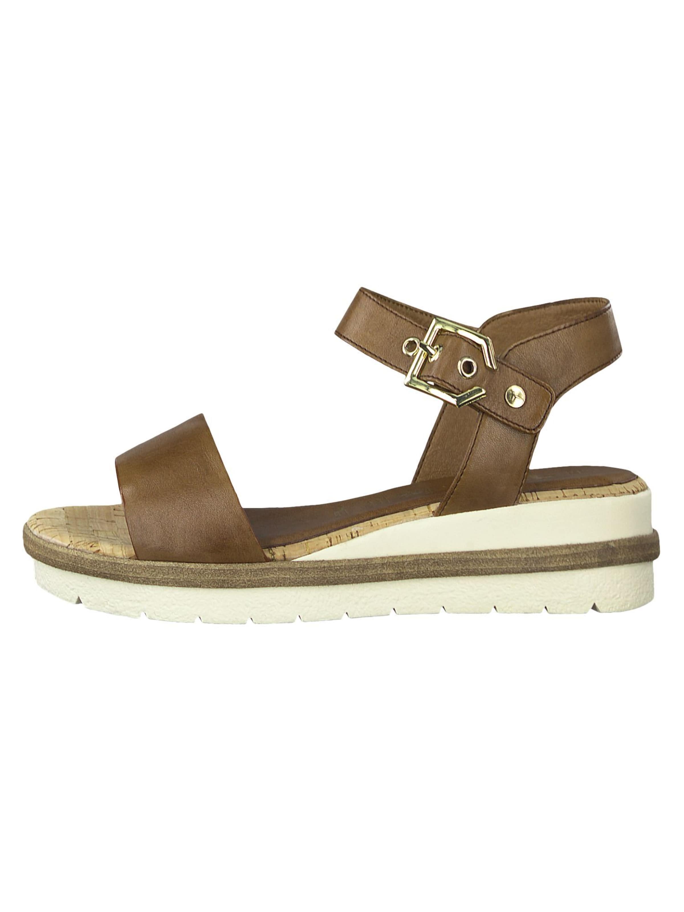 Tamaris Sandale in Braun