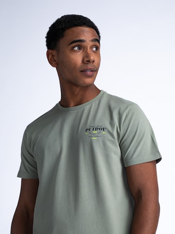 Petrol Industries T-shirt 'Classic' i grön