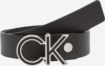 Ceinture Calvin Klein en noir : devant