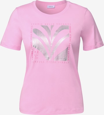CECIL T-Shirt in Pink: Vorderseite