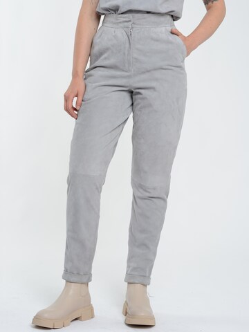 JAGGER & EVANS Regular Broek in Grijs: voorkant