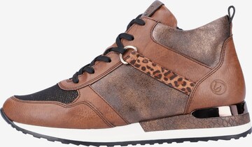 REMONTE High-Top Sneakers in Brown