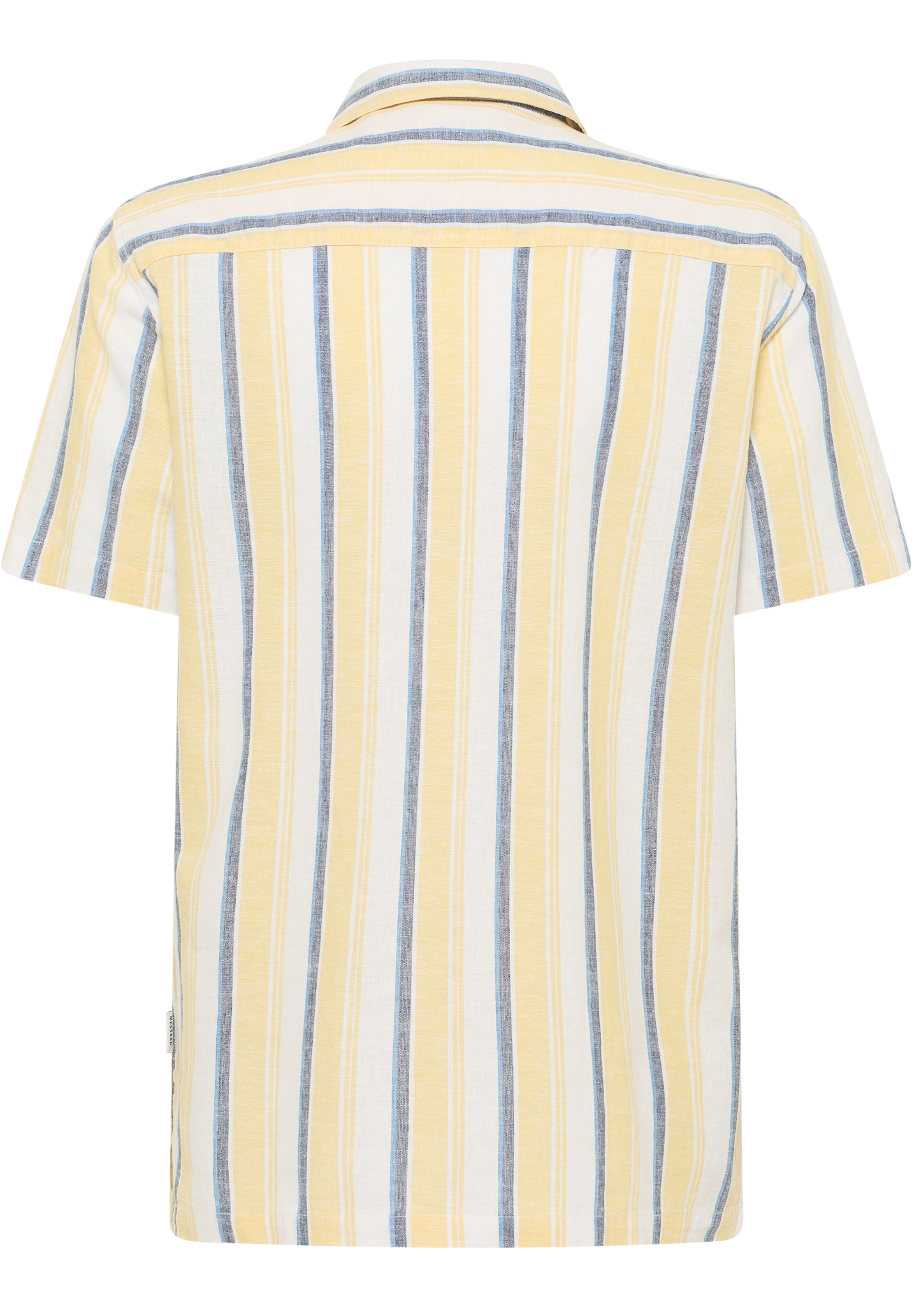 MUSTANG Regular fit Button Up Shirt 'Layton' in Yellow