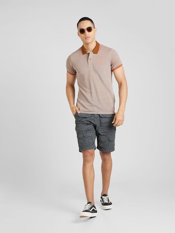 BLEND Poloshirt in Braun