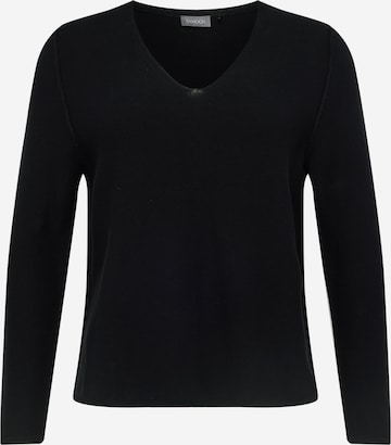 Pull-over SAMOON en noir : devant