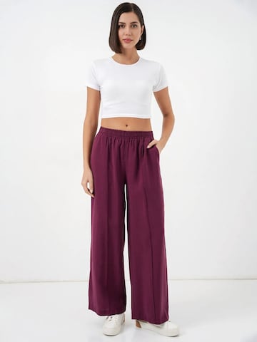 Bigdart Wide leg Pants in Red