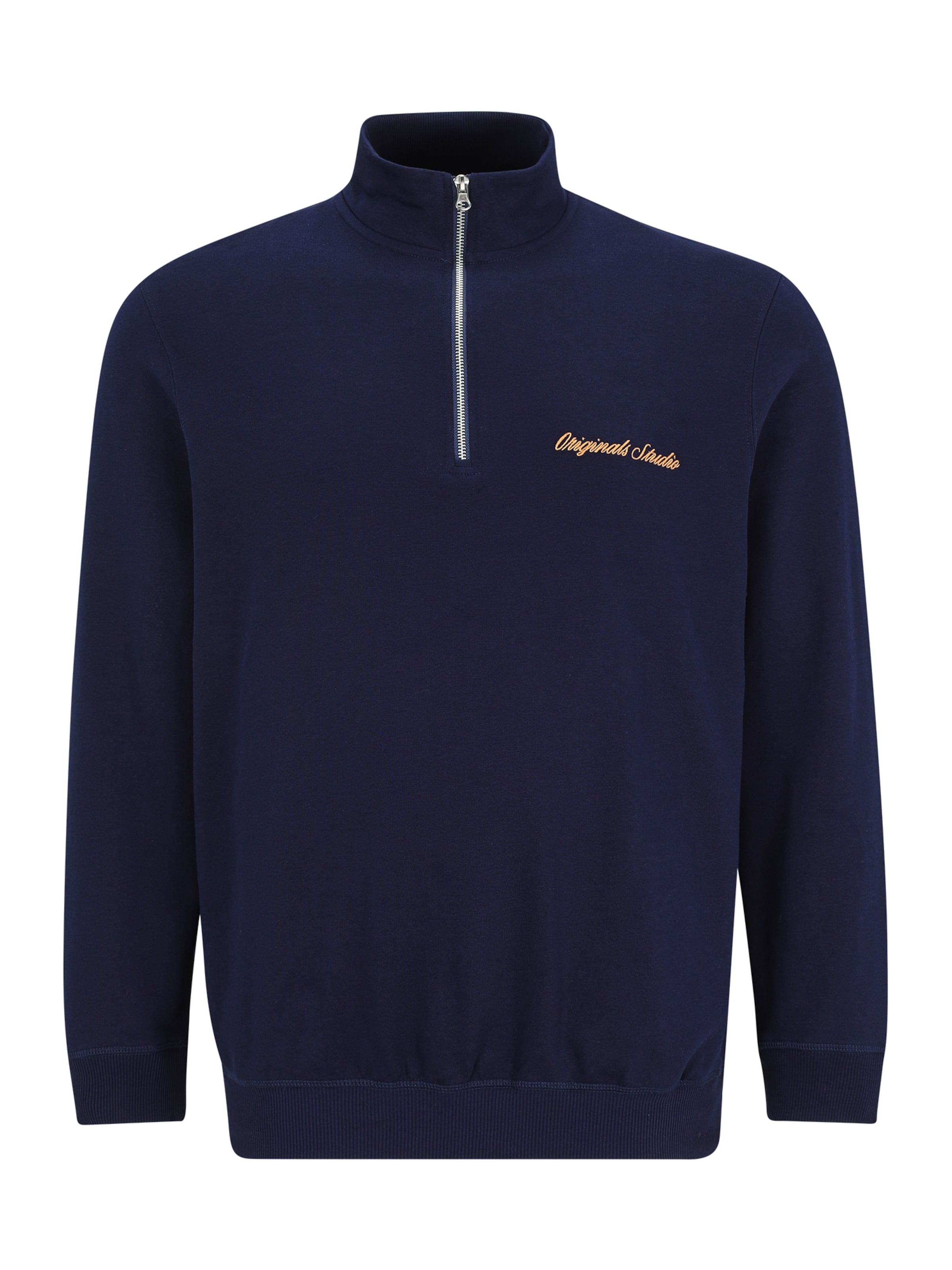 Jack & Jones Plus Sweatshirt 'JORNorrebro' in Blue: front
