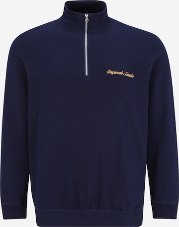 mėlyna Jack & Jones Plus Megztinis be užsegimo 'JORNorrebro': priekis