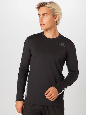 ADIDAS SPORTSWEAR Regular fit Performance Shirt in Black: front