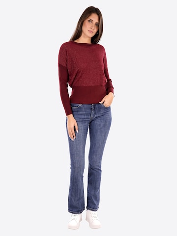 Pull-over 'Maglia' Yes Zee en rouge