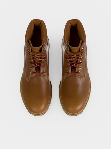 TIMBERLAND Buty sznurowane 'HERITAGE' w kolorze brązowy