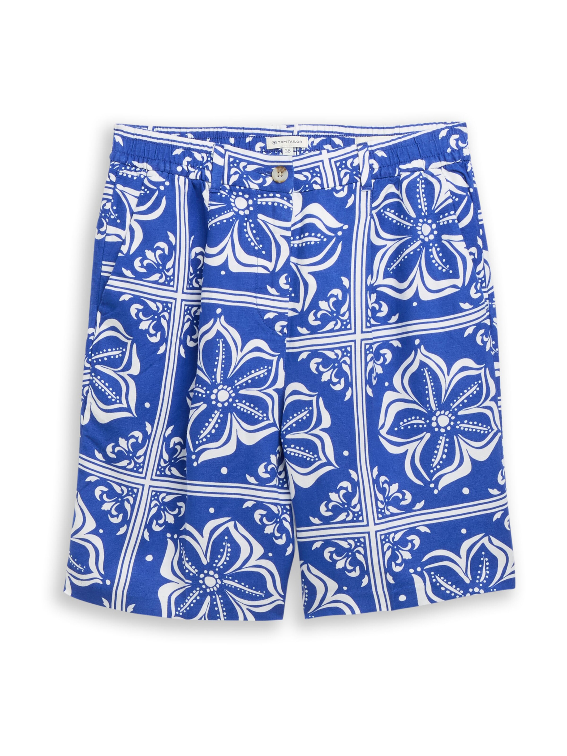 Pantalon TOM TAILOR en bleu : devant