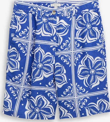 Pantalon TOM TAILOR en bleu : devant