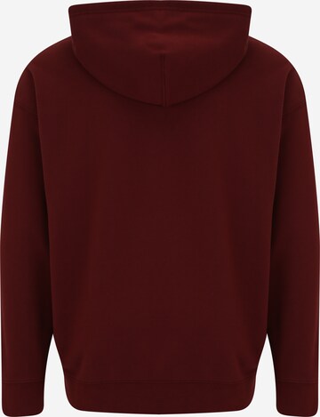 Levi's® Big & Tall Sweatshirt 'Relaxed Graphic Hoodie' i rød