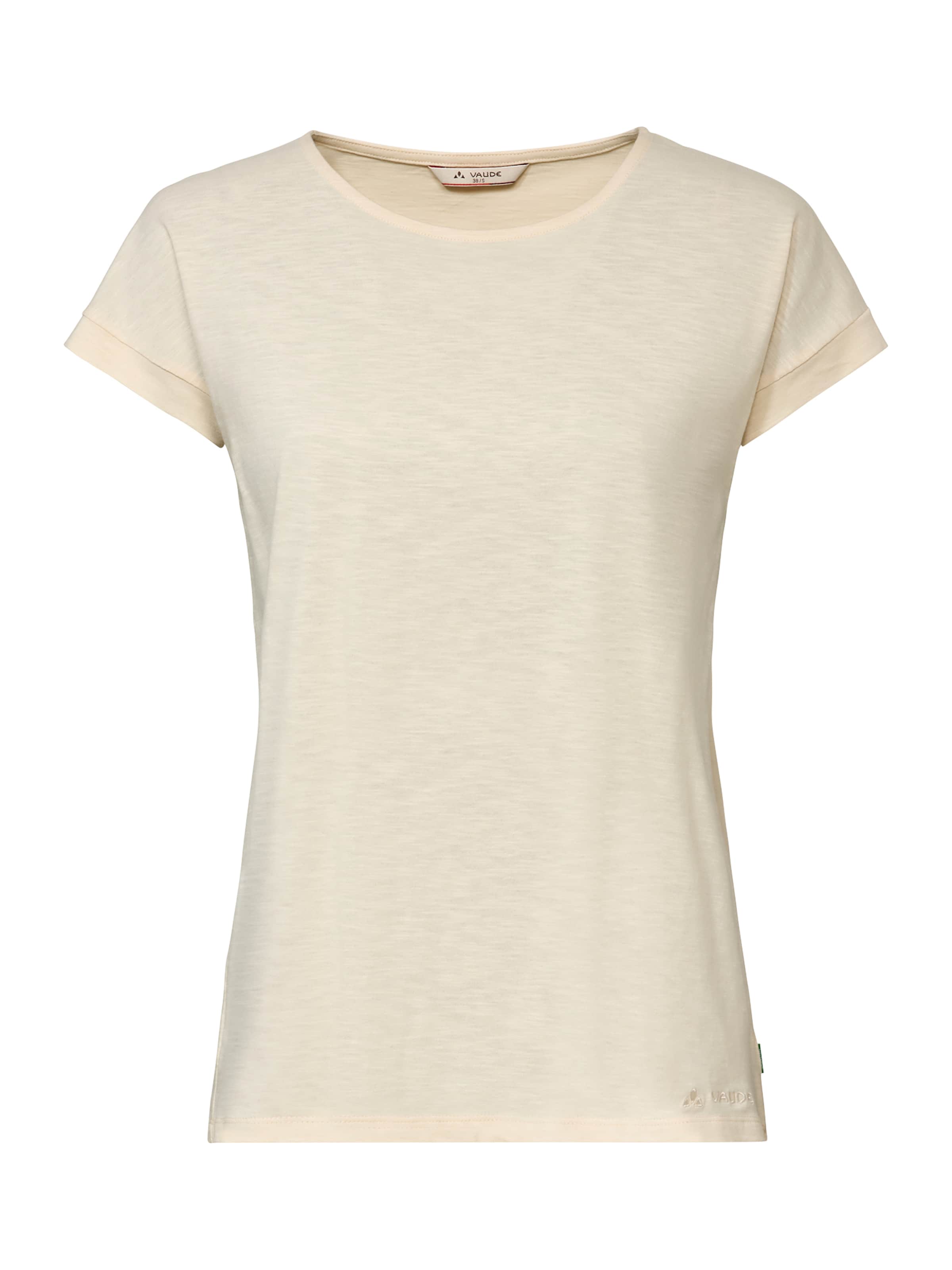 VAUDE Functioneel shirt 'Moja' in Beige: voorkant