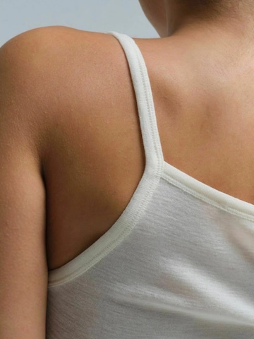 Haut 'Viola' Seamless Basic en blanc