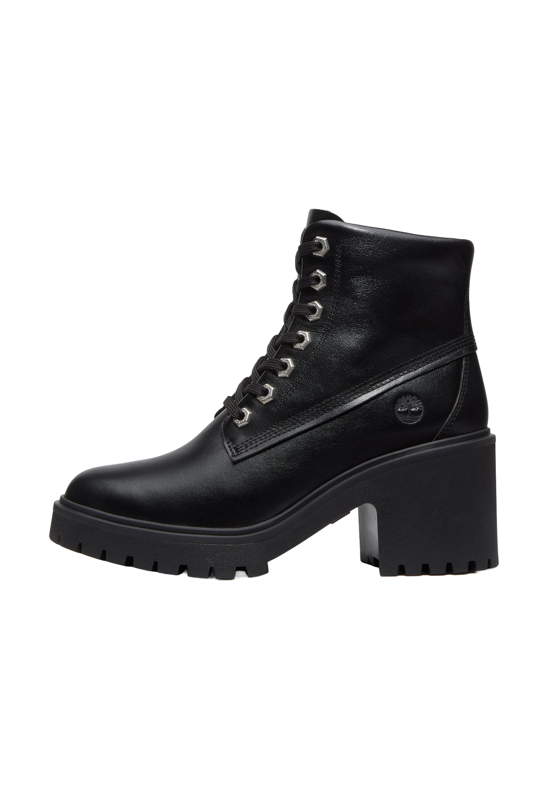 Bottines à lacets TIMBERLAND en noir : devant