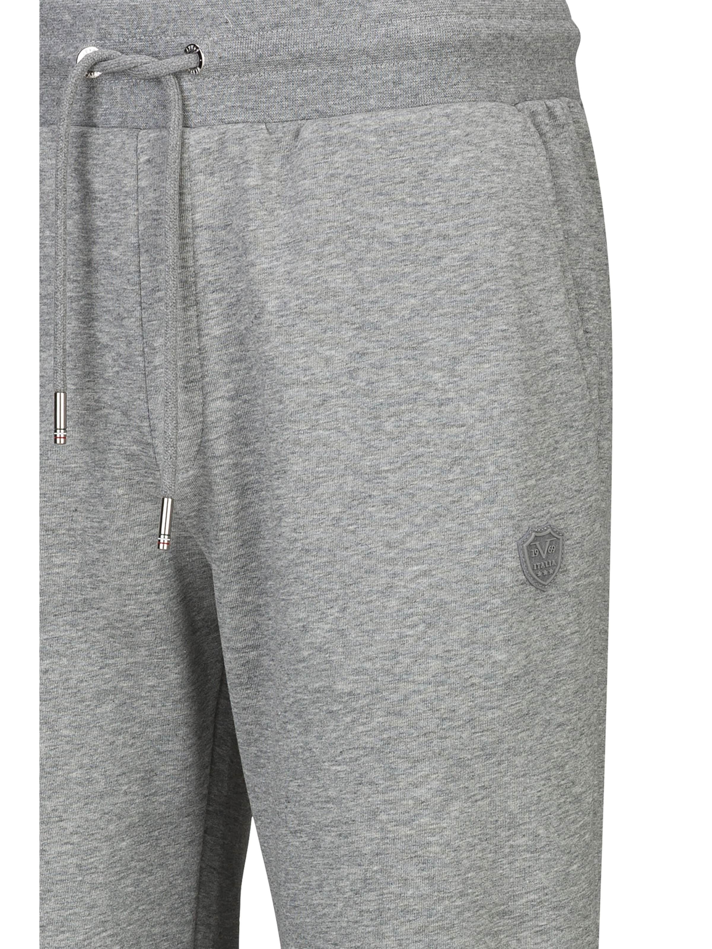19V69 ITALIA Tapered Broek 'Lucas' in Grijs