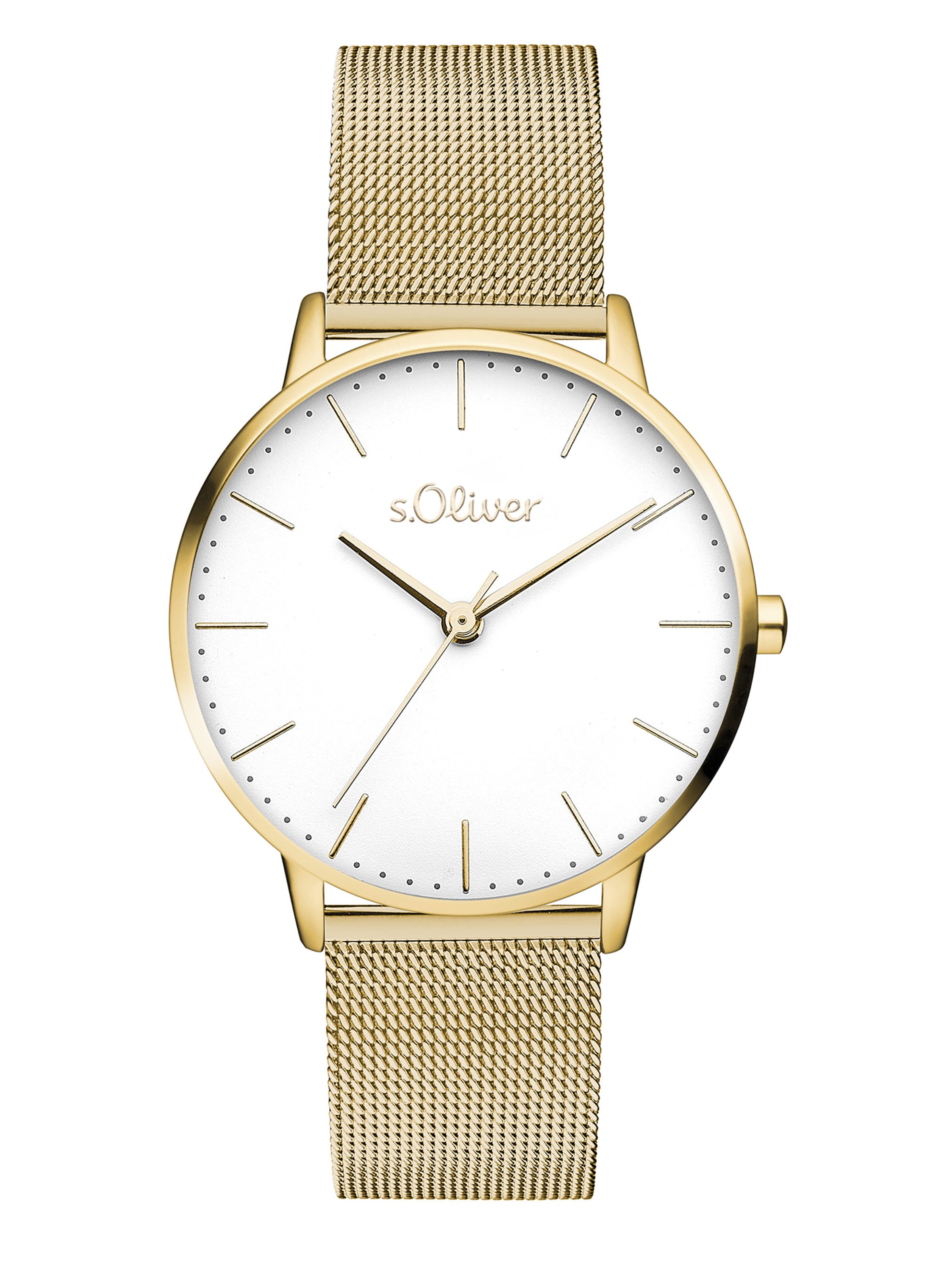 s.Oliver Analog watch in Gold: front