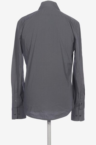 LACOSTE Button Up Shirt in M in Grey