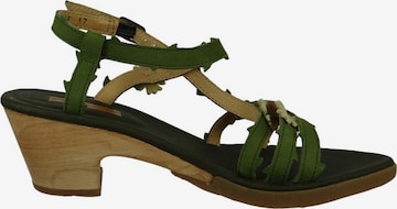 EL NATURALISTA Strap Sandals in Green