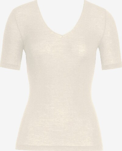 Hanro T-Shirt ' Woolen Silk Kurzarm ' in creme / offwhite, Produktansicht