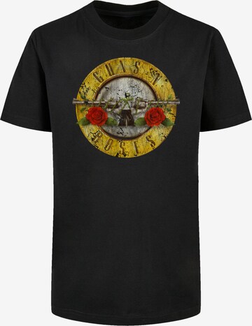 F4NT4STIC Shirt 'Guns 'n' Roses Vintage Classic Logo Black' in Schwarz: predná strana