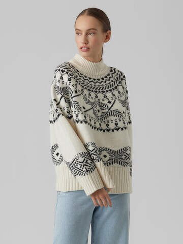 Pull-over 'Kendra' VERO MODA en beige : devant