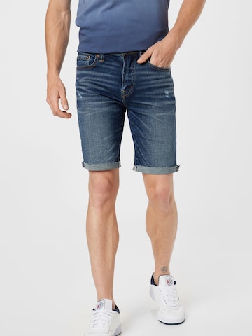 American Eagle Regular Jeans in Blauw: voorkant