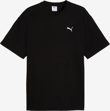 PUMA T-Shirt 'ESS ELEVATED' in Schwarz: Vorderseite