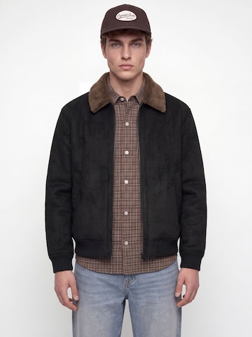 Geacă de primăvară-toamnă 'JPRCCLuke' de la Jack & Jones Premium pe negru: față