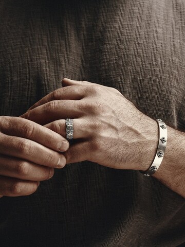 Bague 'FLEUR DE LIS' REYTEL en argent