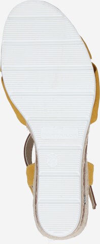 TOM TAILOR Sandal in Yellow