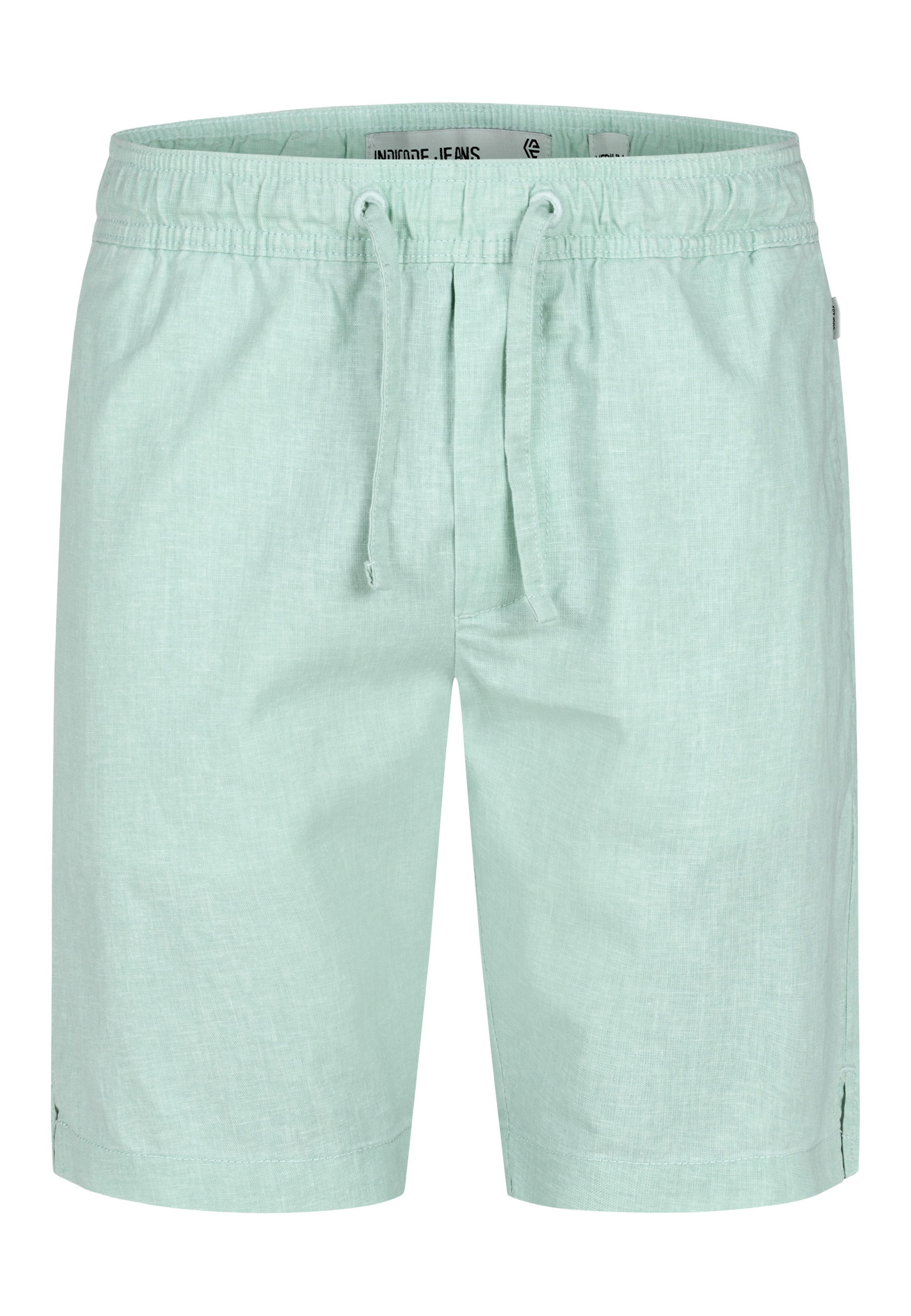 INDICODE JEANS Chino trousers 'Corry' in Green: front