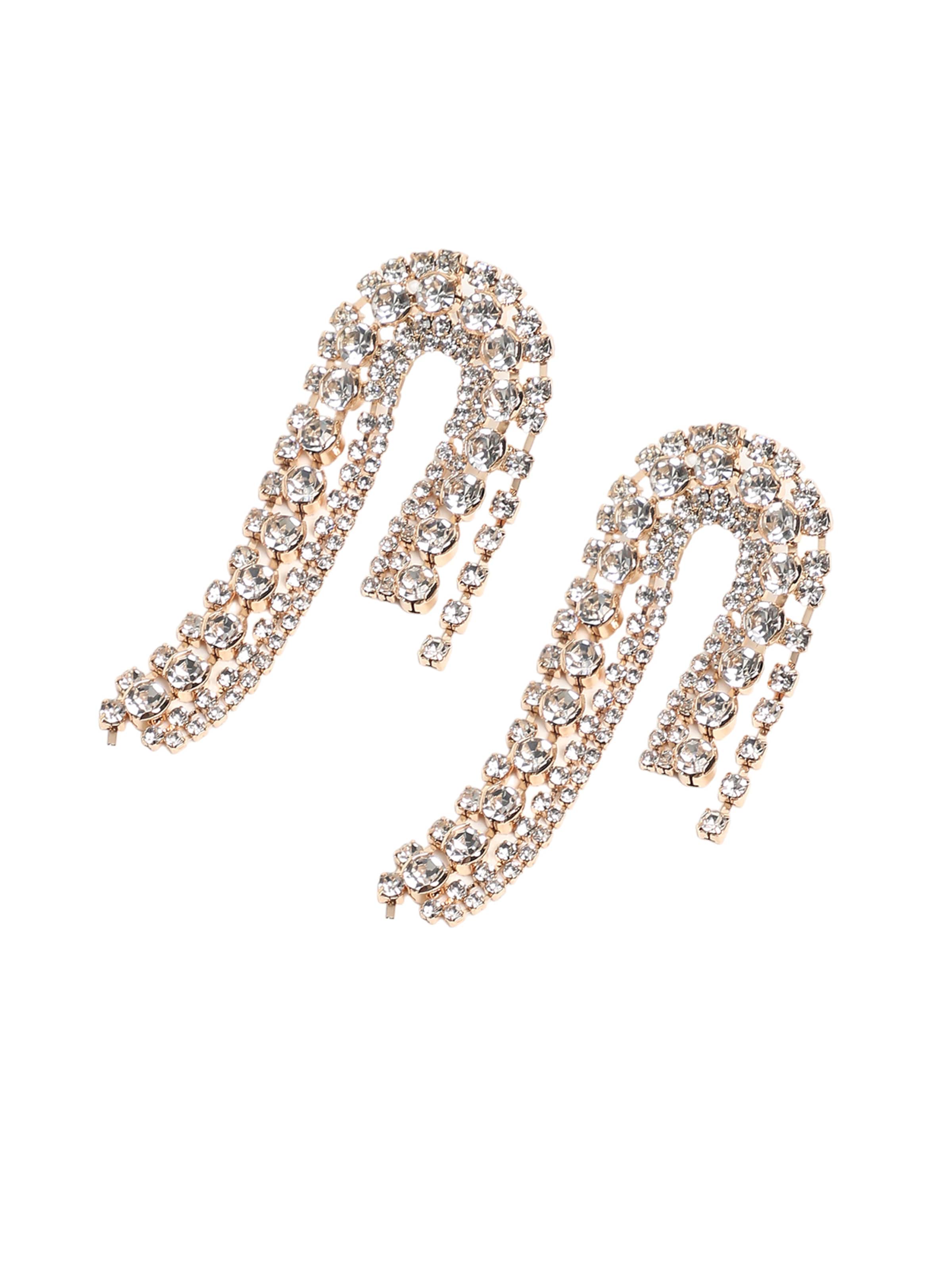 SOHI Uhani ' Shiya ' | srebrna barva: sprednja stran