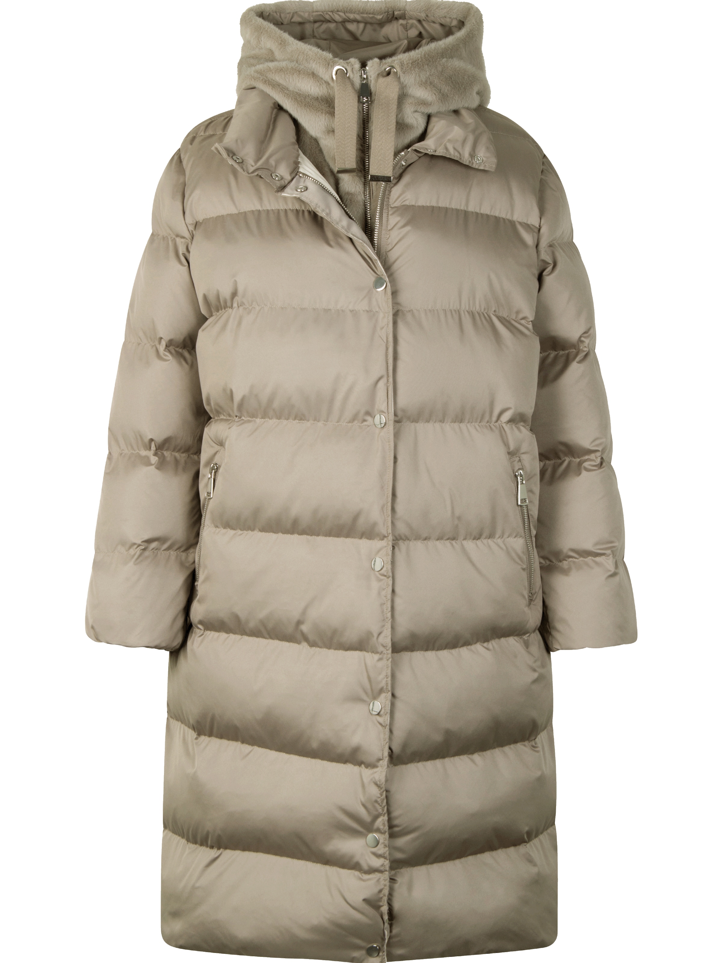 White Label by RoFa Winter Coat in Grey: front