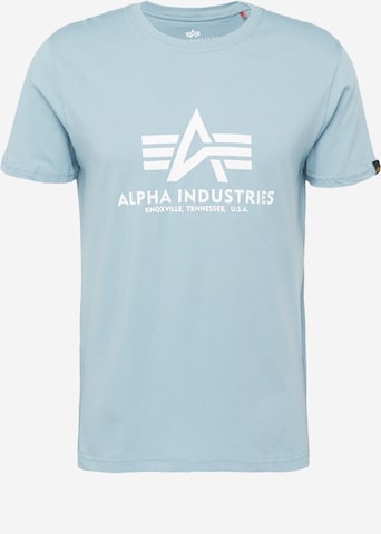 ALPHA INDUSTRIES Shirt in Blue: front