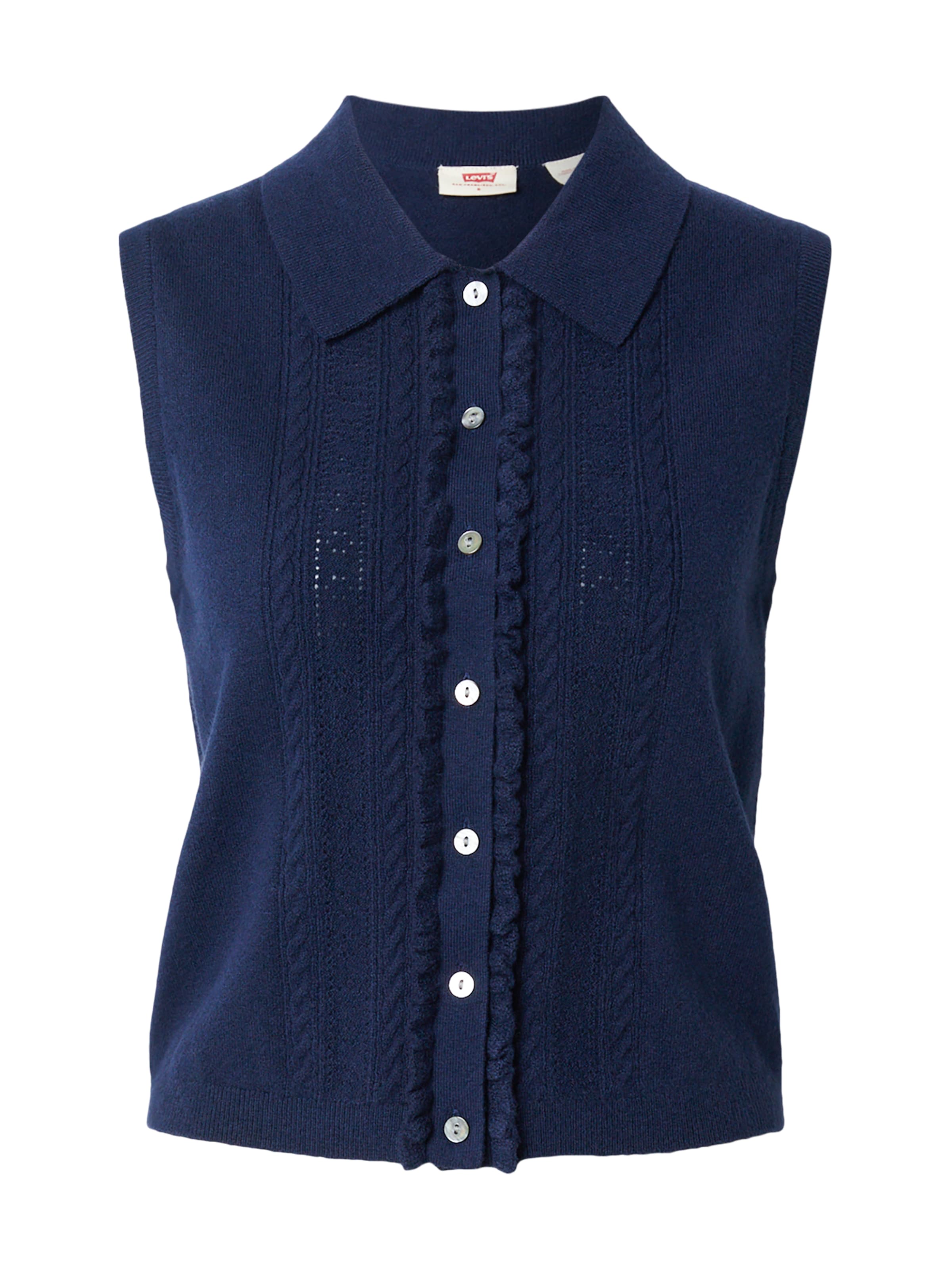 LEVI'S ® Πλεκτό γιλέκο σε μπλε: μπροστά
