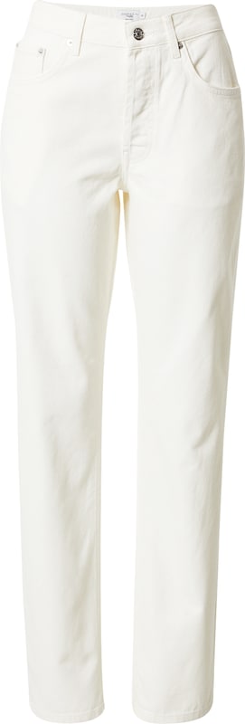NA-KD Regular Jeans 'Josefine' in Weiß