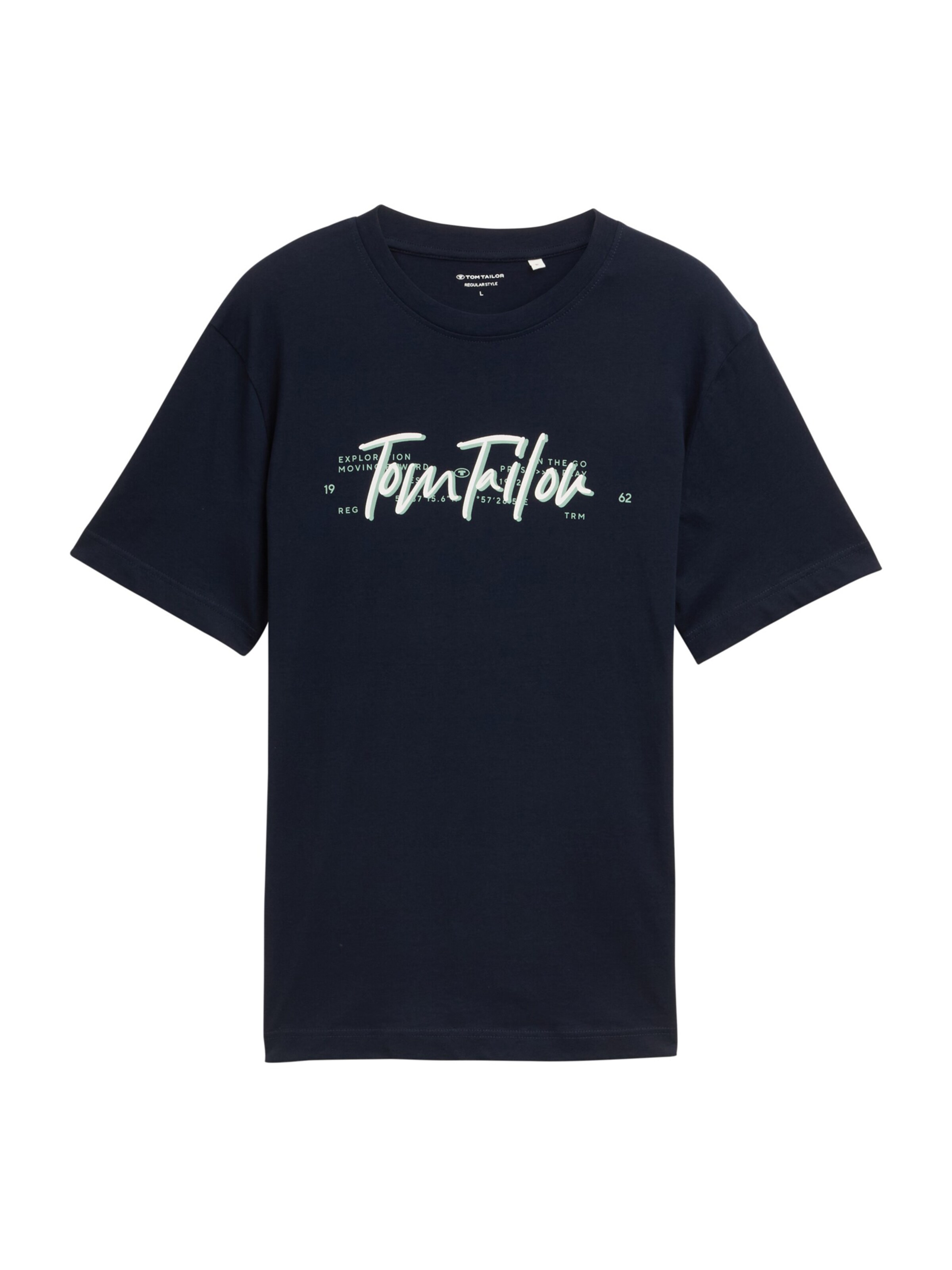 TOM TAILOR Shirt in Blue: front