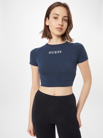 GUESS Shirt 'ALINE' in Blue: front