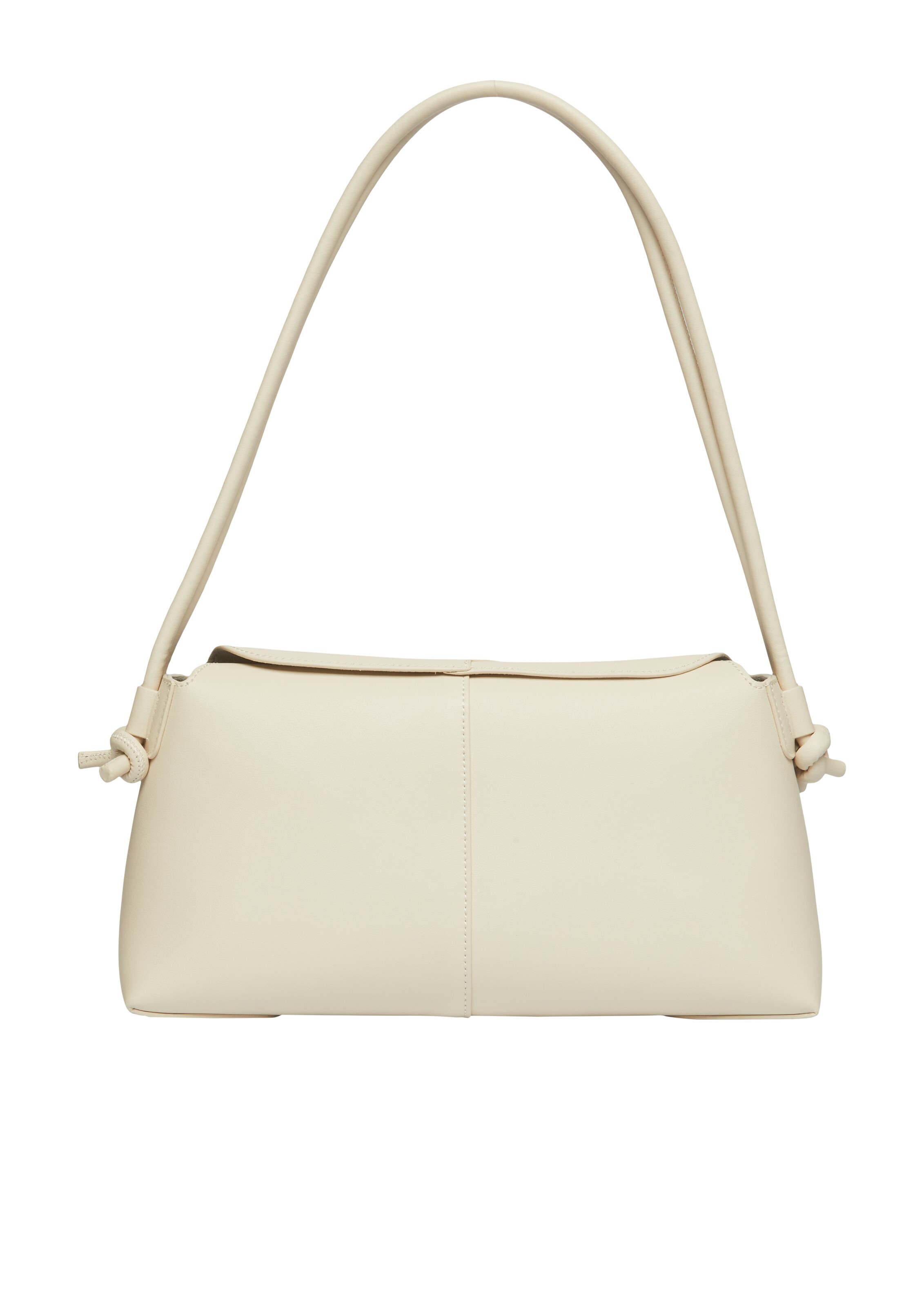 COMMA Shoulder Bag in Beige: front