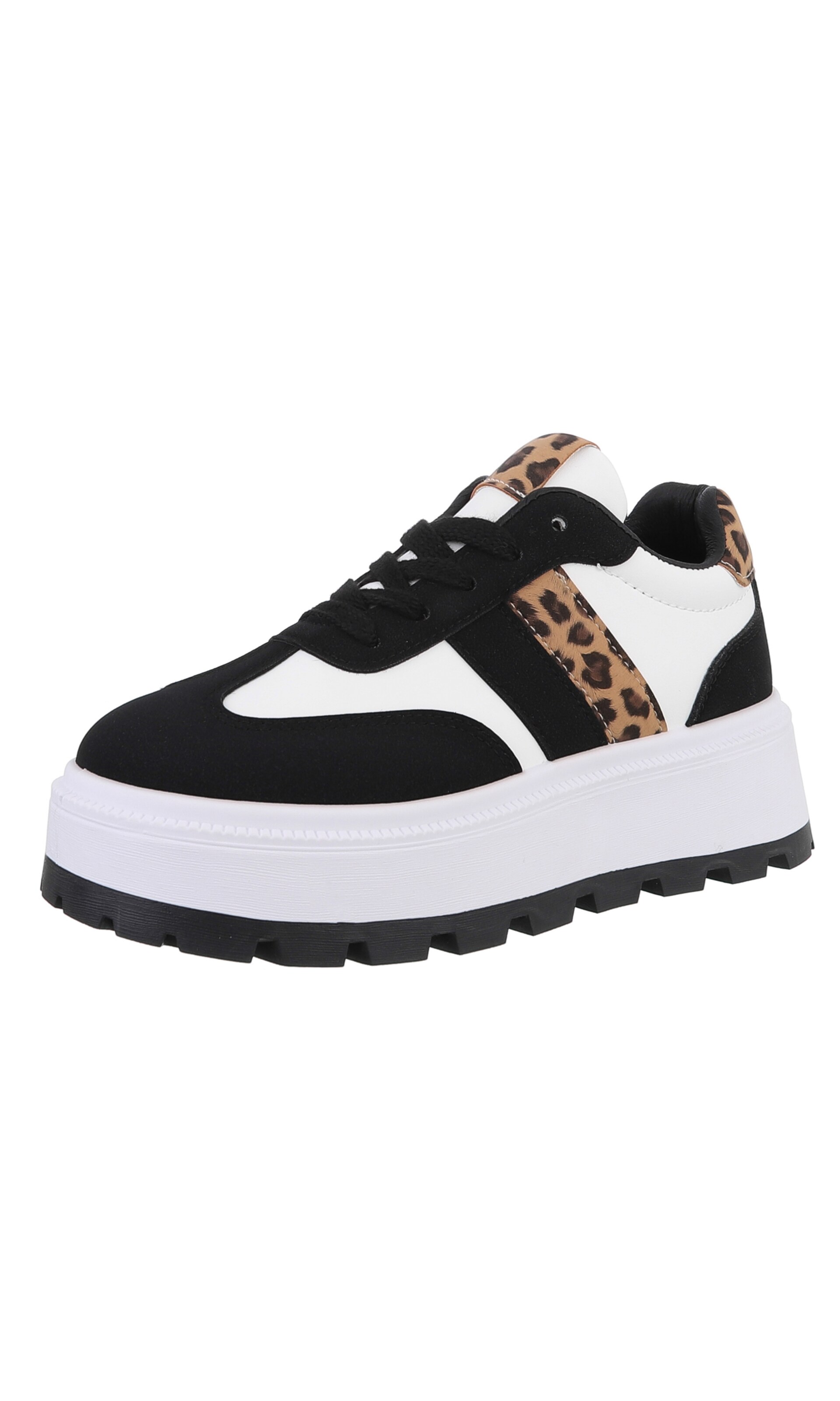 Ital-Design Sneakers in Brown / Black / White, Item view