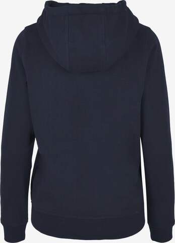 Merchcode Sweatshirt 'Achtung Heiss' in Blauw