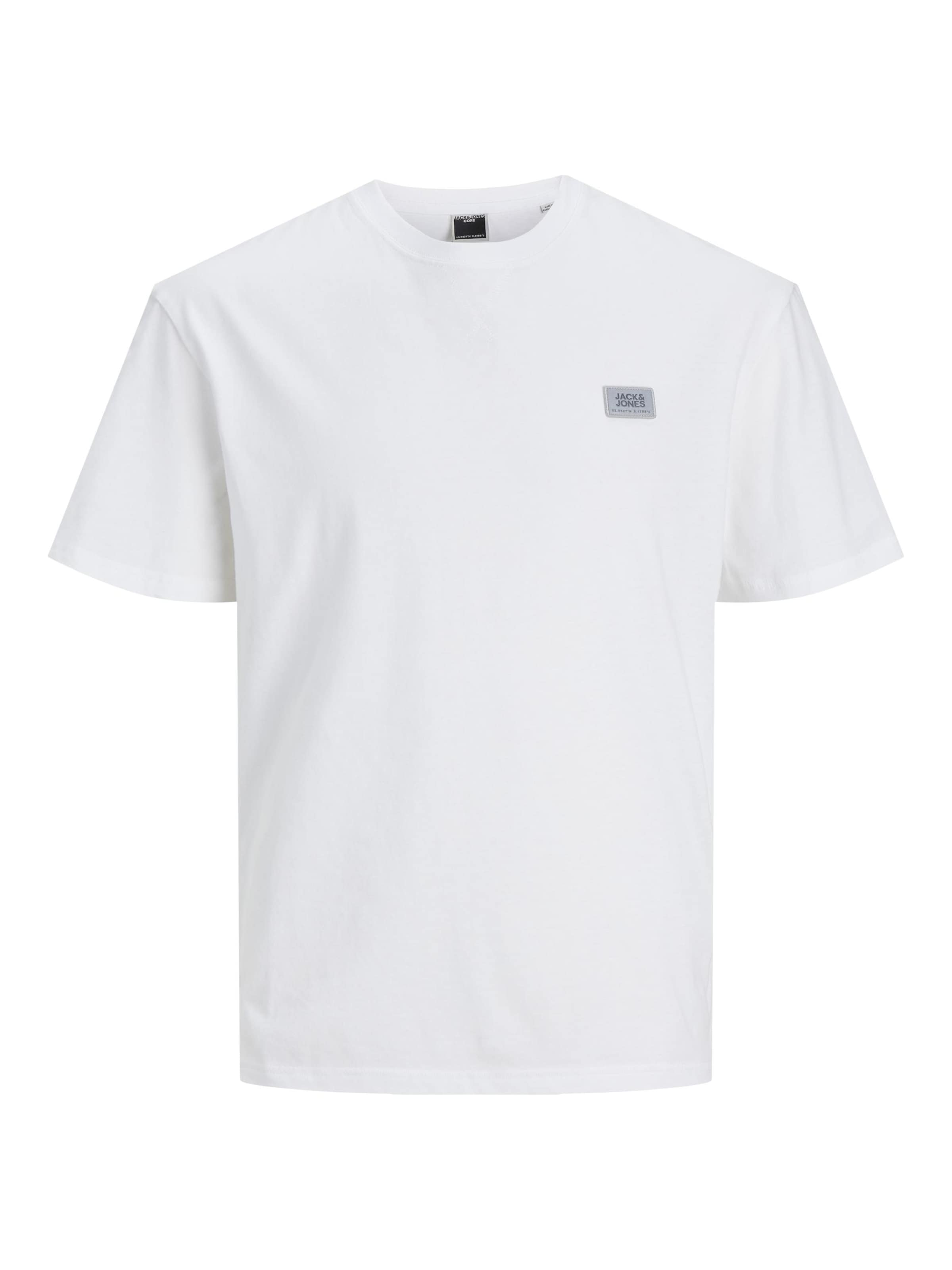 T-Shirt JACK & JONES en blanc : devant