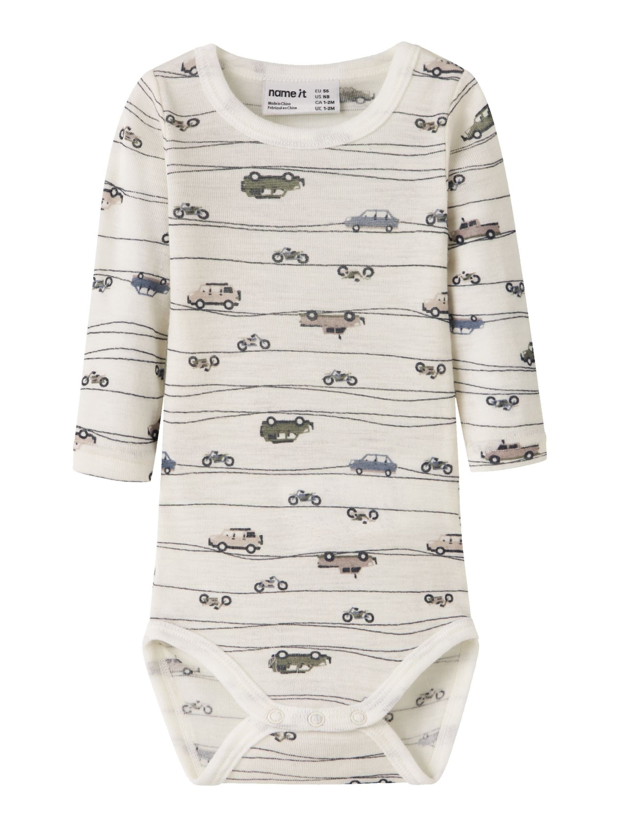 NAME IT - Pijama entero/body en blanco: frente