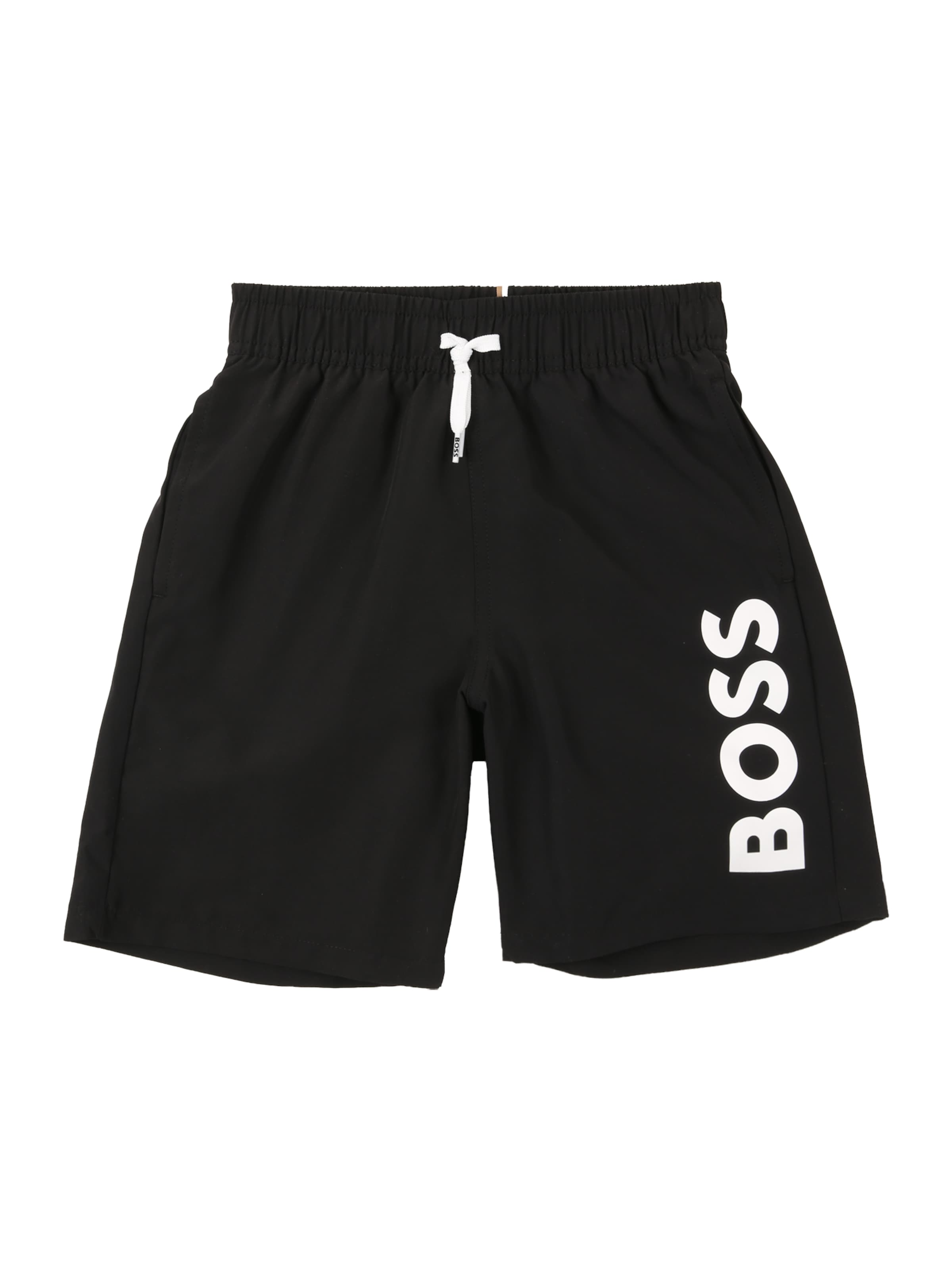 BOSS Swimming shorts in Black: front